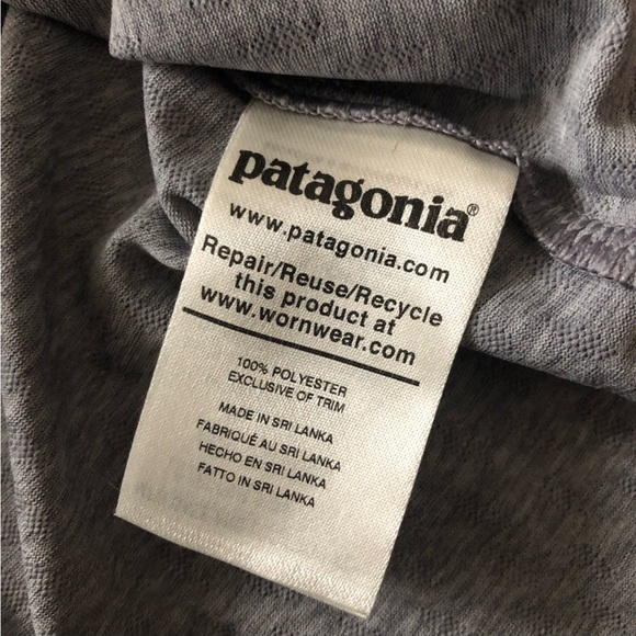 Patagonia Cutout Racerback Tank Top in Gray Size S - Picture 9 of 10